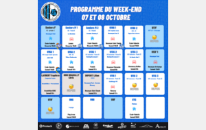 Programme du Week-End 07-08 Octobre