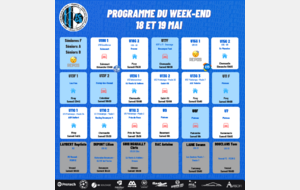 Programme du Week-end 18 19 mai 