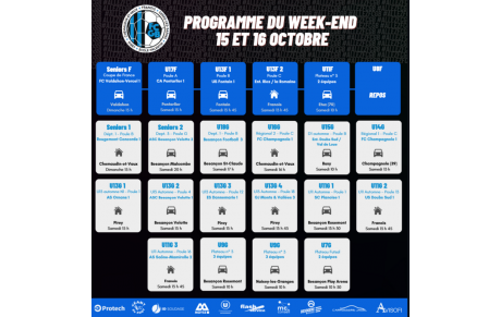 Agenda du week-end