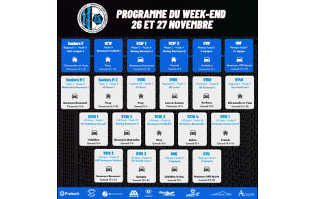 Agenda du week-end